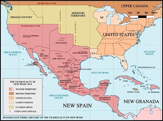 1535- Virregnat de Nova Espanya