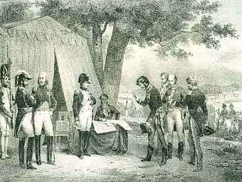 Tratado de Fontainebleau para el reparto de Portugal entre España y Francia