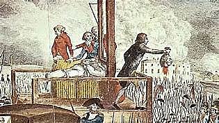 Louis XVI is executed at the guillotine
