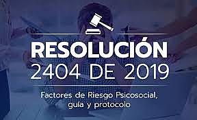 Resolución 2404 de 2019