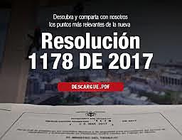 Resolución 1178 de 2017
