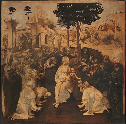 Painting of the Adoration of the Magi