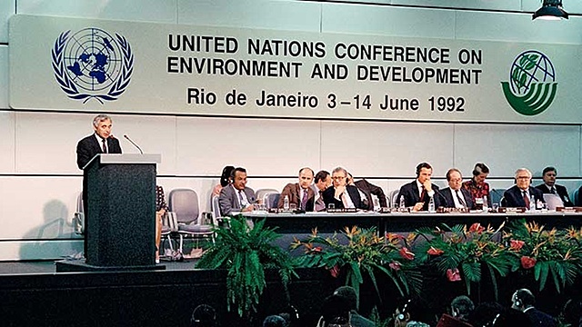 Conferencia de las Naciones Unidas sobre el Medio Ambiente y el Desarrollo.