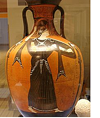 Representación de Atenea