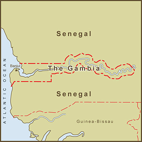 Cape Verde and the Gambia River