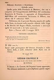 Legge delle guarentigie