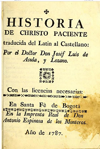 El primer libro en la Historia de Colombia