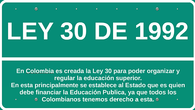 Ley 30 de 1992