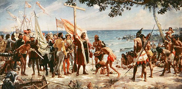 Christopher Columbus arrives in Cuba