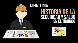 Timeline: Línea de tiempo Historia de Seguridad y Salud en el Trabajo: Daniela Laverde, Esteban Zapata, Nataly Quintero, Gloria Botero, Andrea Vega