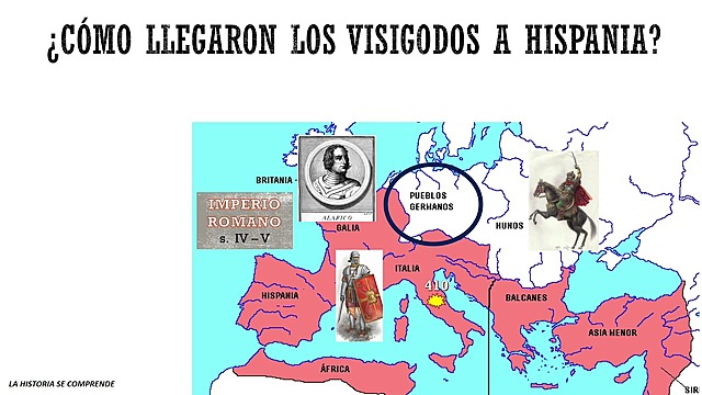 Llegada de los visigodos a la Península Ibérica