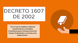 Decreto 1607 de 2002