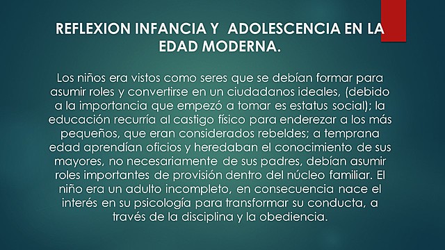 EDAD MODERNA