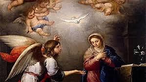 Encarnación de Jesús mediante el Espíritu Santo en María