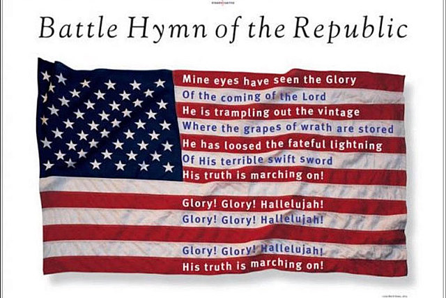 "The Battle Hymn of the Republic" Julia Ward Howe