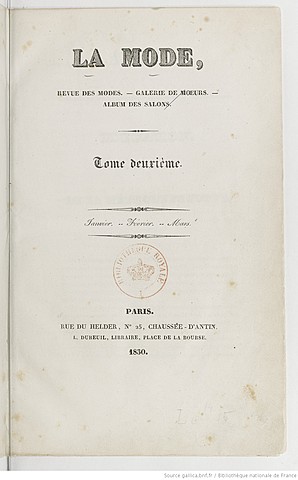 La Mode ("Мода")