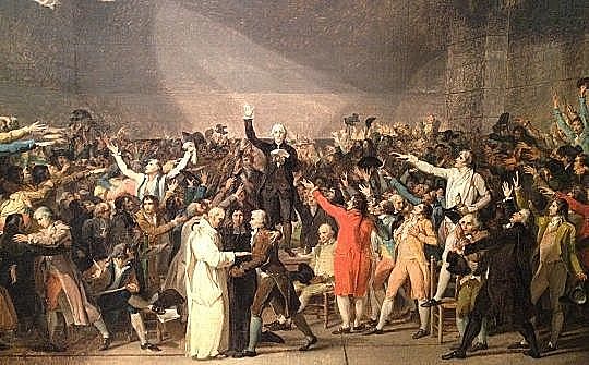 Jurament a la sala del Joc de la Pilota