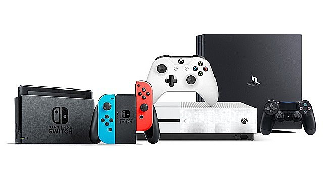 10. Xbox One, Nintendo Switch, Playstation 4