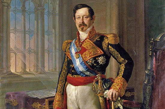 Pronunciamiento de Narváez. Proclamación de Isabel II como reina y fin de la regencia