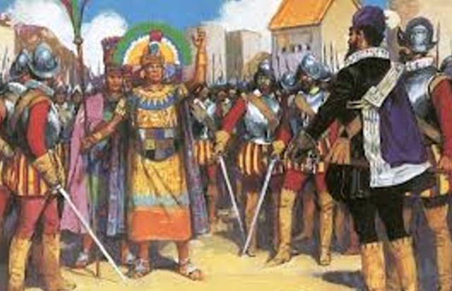 The Inca fall under Pizzaro