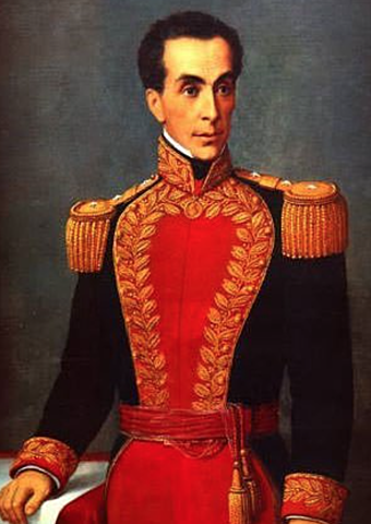 Bolivar and his soldiers begin Venezuela's fight for independence