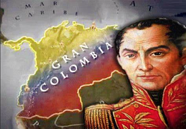 Bolivar's Gran Columbia gains its independence