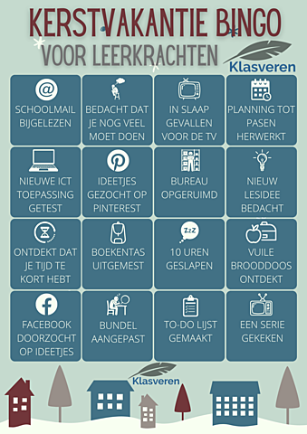 Kerstvakantie bingo