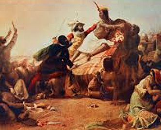The Inca fall under Pizarro