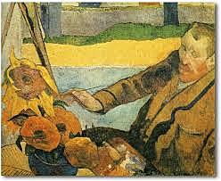 van gogh pintando girasoles - gaugin (abre oaso a fauvismo- matisse)