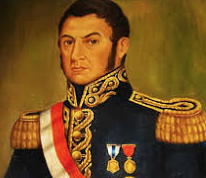 Jose de San Martin frees Peru from Spain