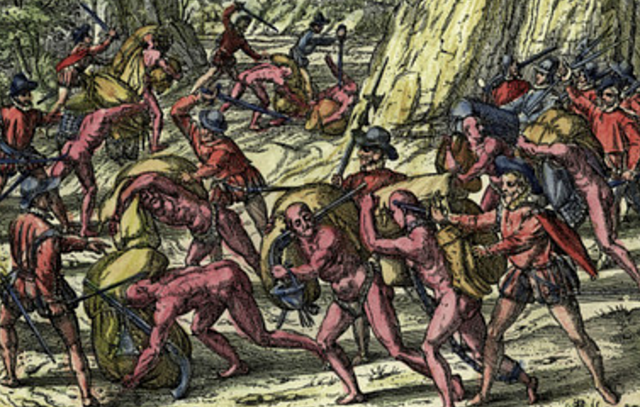 The Inca fall under Pizarro