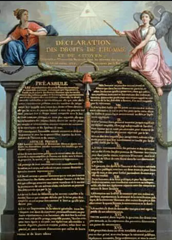 France writes the Declaration of the Rights of Man