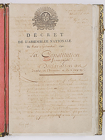 CONSTITUCIÓ DE 1791