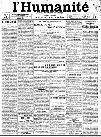 L’Humanite´ («Человечество»)
