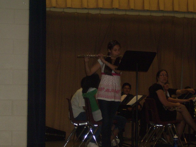 I learn to play the flute. 12 year-old