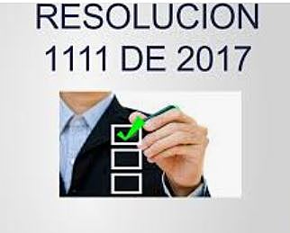 Resolución 1111 de 2017