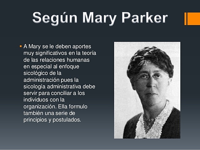 MARY PARKER FOLLET: APORTACIONES