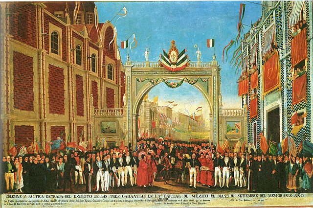 La consumación de la independencia de Nueva España.