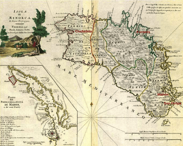 La perdida de Menorca