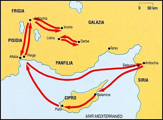 Il primo viaggio di San Paolo