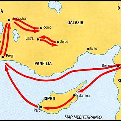 Timeline: Il primo viaggio di San Paolo