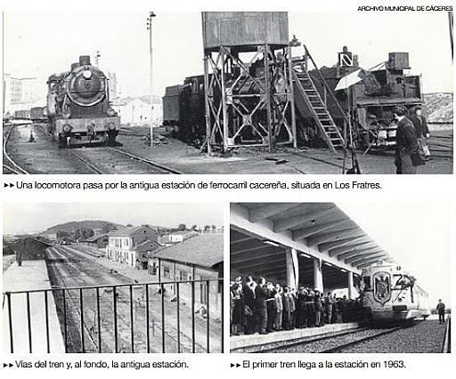 Primer Tren con viajeros, línea Madrid - Lisboa