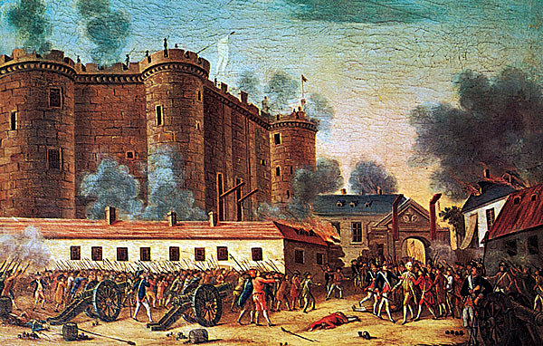 Bastillen, 14 juli 1789 " Vi vil ha mer brød"