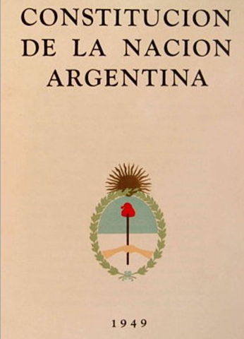 SANCION DE LA CONSTITUCION NACIONAL