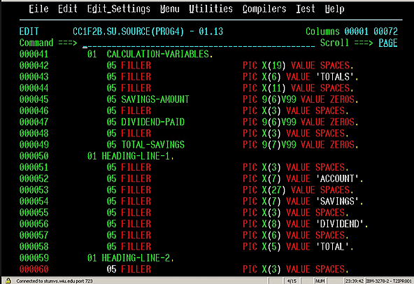 El desarrollo de COBOL