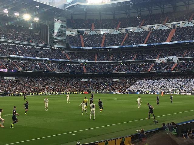 LIVE MATCH AT BERNABEU