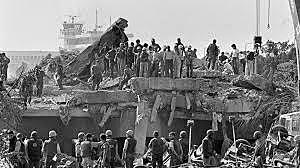 Suicide bombers attack U.S. Marines in Lebanon (1983)