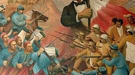 Timeline: SEGUNDA INTERVENCIÓN FRANCESA Y TRIUNFO DE LA REPÚBLICA