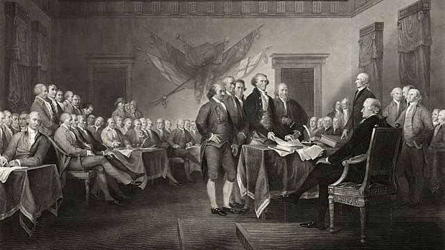 The Declaration of Independence is signed!