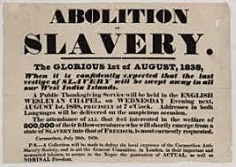 England Abolishes Slavery